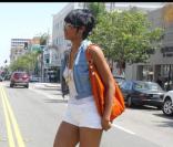 Ciara se promène dans Beverly Hills le 29 juillet 2009