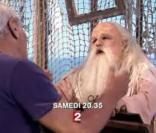 Patrice Laffont et Père Fouras, à Fort Boyard