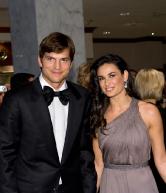 Demi Moore et Ashton Kutcher en mai 2009