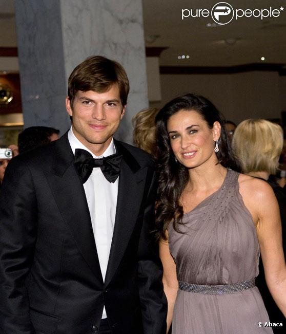 Demi Moore et Ashton Kutcher en mai 2009 