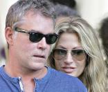 Ray Liotta et sa compagne Catherine Hickland à New York le 1er août 2009
