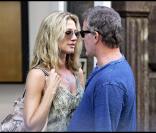 Ray Liotta et sa compagne Catherine Hickland à New York le 1er août 2009