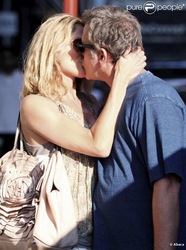 Ray Liotta et sa compagne Catherine Hickland à New York le 1er août 2009