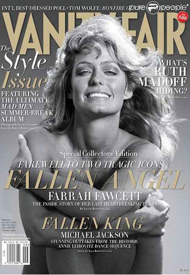 Farrah Fawcett en couverture de  Vanity Fair ...