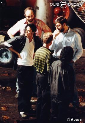 Michael Jackson sur le tournage d'un clip 