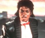 Michael Jackson lors du tournage du clip de  Billie Jean  