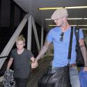 David Beckham, tête à tête avec son fils aîné... déjà très looké !