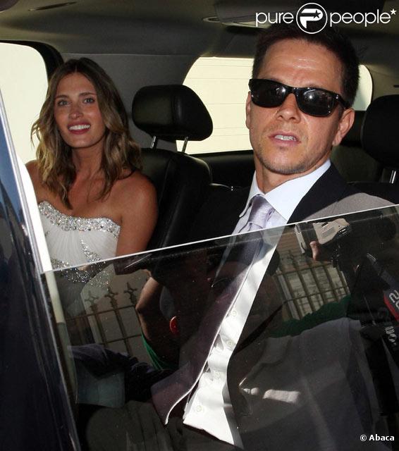 Mark Wahlberg le jour de son mariage avec  Rhea Durham, le 1er août 2009  