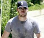 La craquante Anna Faris, en mode jogging avec son mari Chris Pratt et leur chien Bonzo, à Los Angeles, en août 2009 !