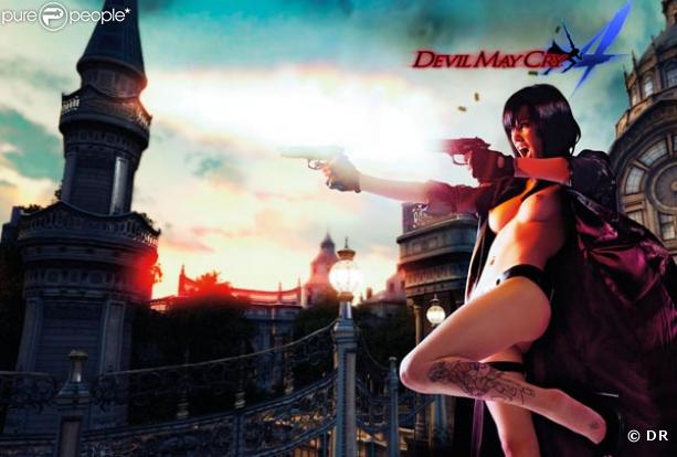 Vikki Blows pour la promotion du jeu  Devil May Cry 4  !