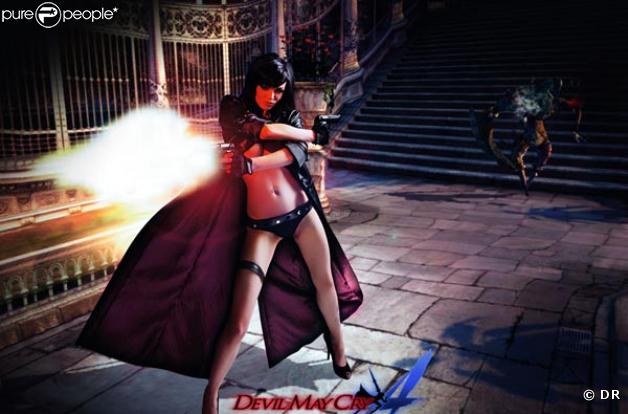 Vikki Blows pour la promotion du jeu  Devil May Cry 4  !