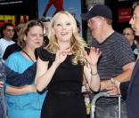 Anne Heche arrive au David Letterman Show, à New York. 24/08/09