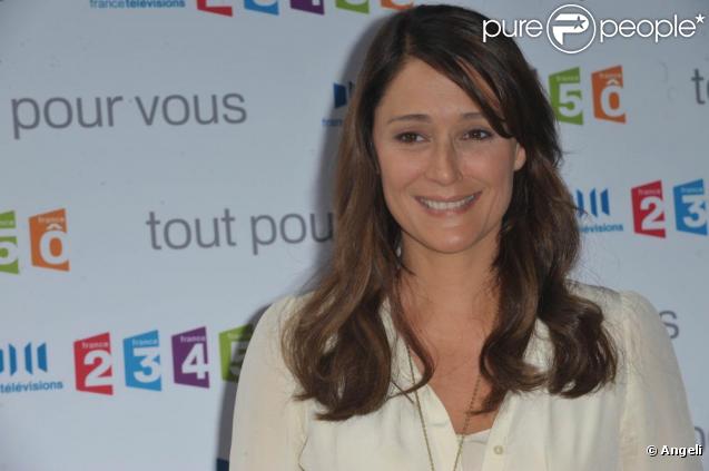 Daniela Lumbroso à la conférence de presse de rentrée de France Télévisions. 27/08/09