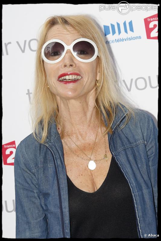 Laure Adler à la conférence de presse de rentrée de France Télévisions. 27/08/09
