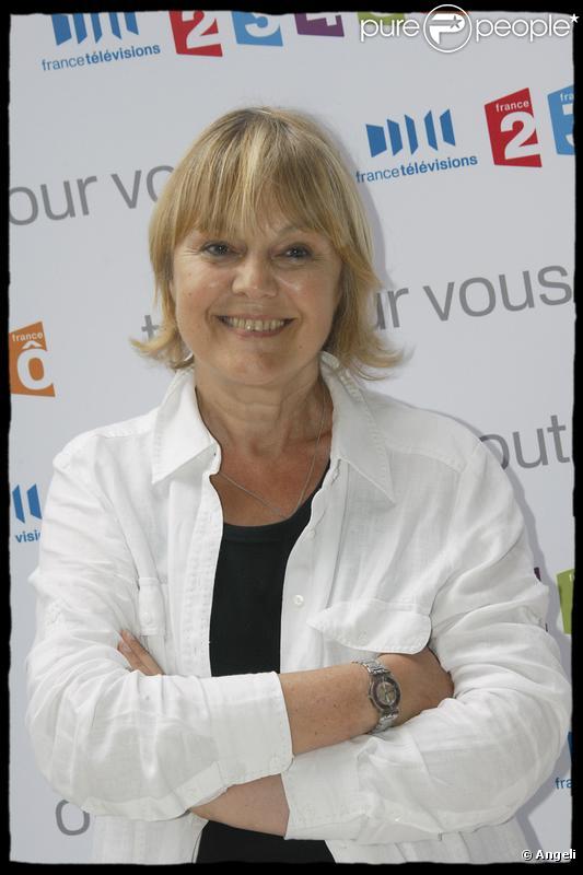 Marie-Laure Augry à la conférence de presse de rentrée de France Télévisions. 27/08/09