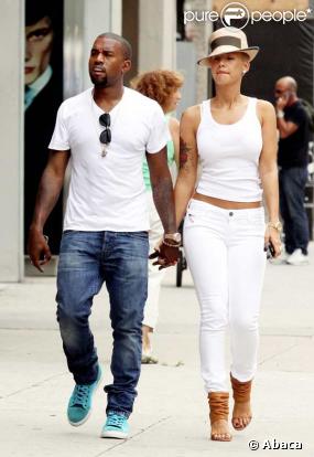 Kanye West et sa chérie Amber Rose dans les rues de New York