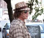 Mickey Rourke dans les rues de New York