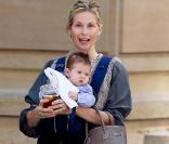 Kelly Rutherford et sa fille Helena, 3 mois, sur le tournage de  Gossip Girl , à New York, le 1er septembre 2009 !