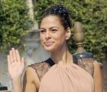 Eva Mendes arrivant à l'hôtel Excelsior au cours du Festival de Venise le 3 septembre 2009