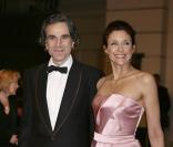 Daniel Day-Lewis et sa femme Rebecca Miller à la cérémonie des Bafta à Londres, le 10/02/08