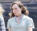 Ellen Page sur le tournage d'Inception à Los Angeles le 3 septembre 2009