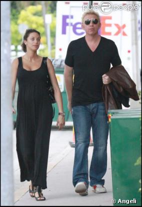 Boris Becker et sa femme Lily à Miami, septembre 2009