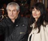 Claude Lelouch et son amie Valérie, à l'occasion de l'avant-première de  Julie et Julia , lors du 35e Festival de Deauville, le 5 septembre !