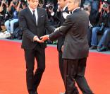 George Clooney et Ewan McGregor arrivent pour la projection de <i>The Men Who Stare at Goats</i>, le 8 septembre 2009 à la Mostra de Venise