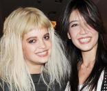 Pixie Geldof et Daisy Lowe à la nuit de la mode à Londres le 10/10/09