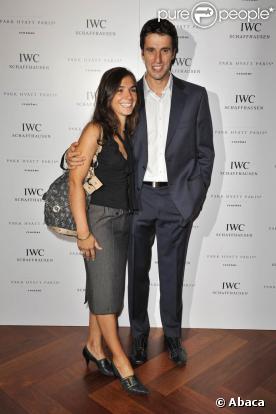 Tony Estanguet, ici avec son épouse, est devenu champion du monde de C1 pour la deuxième fois, le 13 septembre 2009