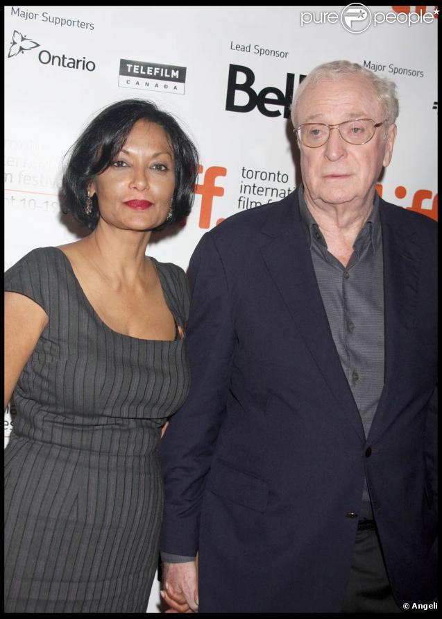 Michael Caine et sa femme Shakira, lors de la présentation de  Harry Brown , au Festival International du Film de Toronto, le 12 septembre 2009 !