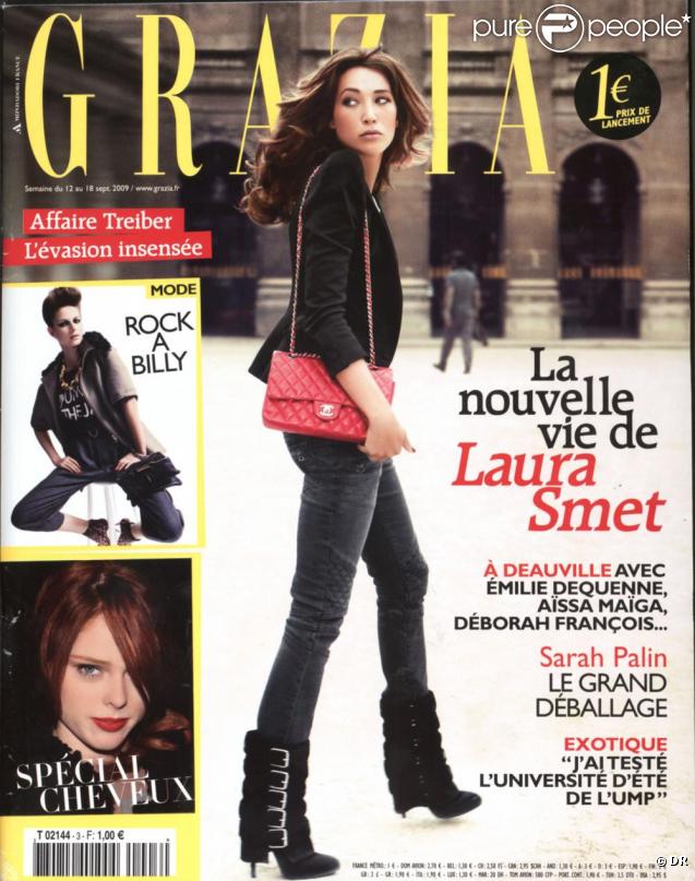 Laura Smet en couverture de Grazia