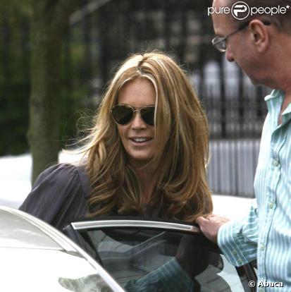 Elle MacPherson à Londres, le 11 septembre 2009