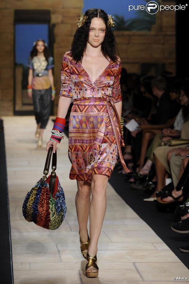 Coco Rocha au défilé Diane Von Furstenberg à New York le 14/09/09