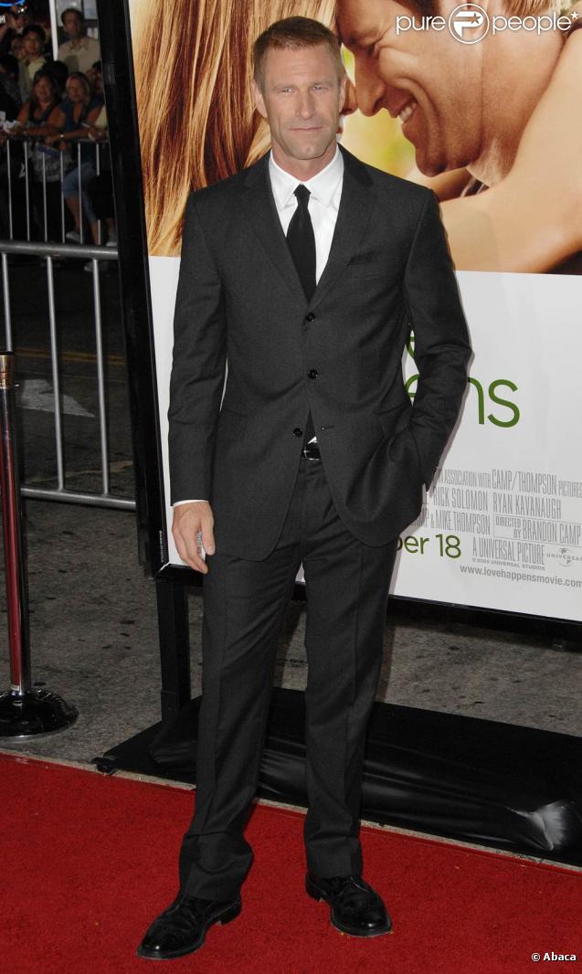 Aaron Eckhart, à l'occasion de l'avant-première de  Love Happens , au Mann's Chinese Theatre de Westwood, à Los Angeles, le 15 septembre 2009 !