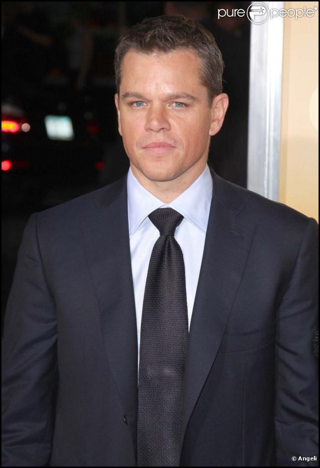 Matt Damon à la projection de charité de The Informant le 15 septembre 2009