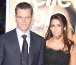 Matt Damon et sa femme Luciana à la projection de charité de The Informant le 15 septembre 2009