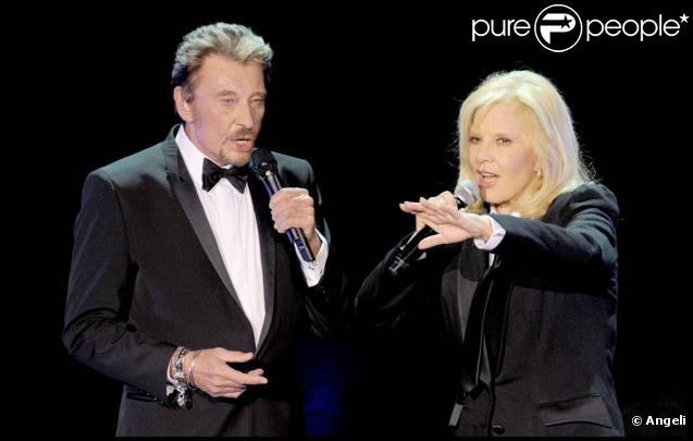 Sylvie Vartan et Johnny Hallyday en duo à l'Olympia le 19 septembre 2009