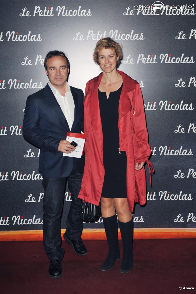 Fabien Leoeuvre et Anne Richard lors de la première du Petit Nicolas le 20 septembre 2009 à Paris