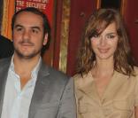 François Xavier-Demaison et Louise Bourgoin lors de la première du Petit Nicolas le 20 septembre 2009 à Paris