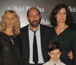 Sandrine Kiberlain, Kad Merad, Valérie Lemercier et Maxime Godart lors de la première du Petit Nicolas le 20 septembre 2009 à Paris