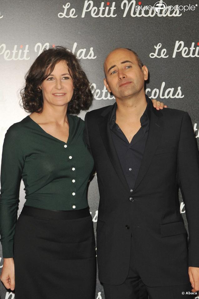 Valérie Lemercier et Laurent Tirard lors de la première du Petit Nicolas le 20 septembre 2009 à Paris