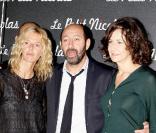 Sandrine Kiberlain, Kad Merad et Valérie Lemercier lors de la première du Petit Nicolas le 20 septembre 2009 à Paris