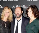 Sandrine Kiberlain, Kad Merad et Valérie Lemercier lors de la première du Petit Nicolas le 20 septembre 2009 à Paris