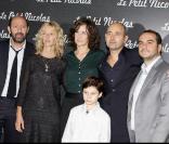 Kad Merad, Sandrine Kiberlain, Valérie Lemercier, Laurent Tirard, François-Xavier Demaison et Maxime Godart lors de la première du Petit Nicolas le 20 septembre 2009 à Paris