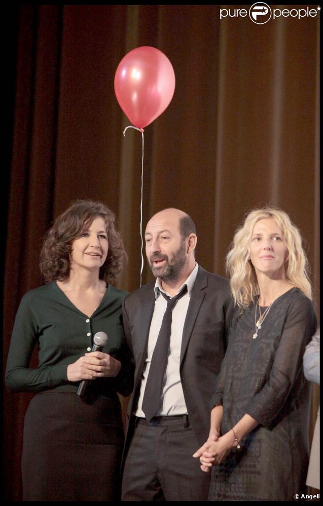 Valérie Lemercier, Kad Merad et Sandrine Kiberlain lors de la première du Petit Nicolas le 20 septembre 2009 à Paris