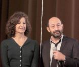 Valérie Lemercier et Kad Merad lors de la première du Petit Nicolas le 20 septembre 2009 à Paris