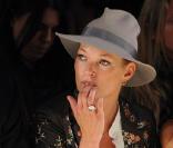 Kate Moss et Philip Green au défilé Top Shop, le 20 septembre 2009 à Londres
