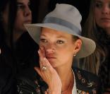 Kate Moss et Philip Green au défilé Top Shop, le 20 septembre 2009 à Londres