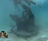 L'un des nombreux jeux aquatiques : mauvais en apnée s'abstenir 